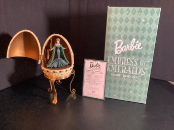 Barbie Collectible Empress Of Emeralds Resin Egg