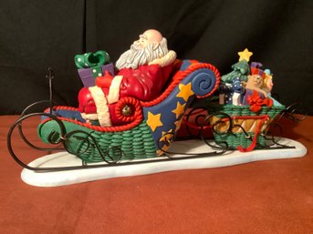 Collectible Dept 56  All Through  The House Sleigh Full Of Toys