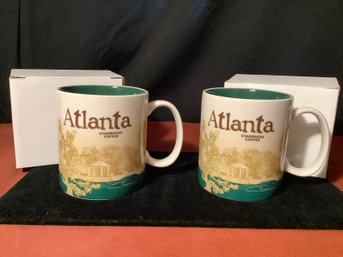 New W/ Tags Collectible Starbucks Mugs From Atlanta