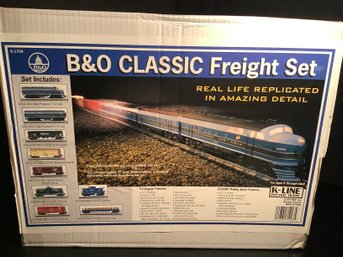 K-Line B&O Classic Freight Set New In Box