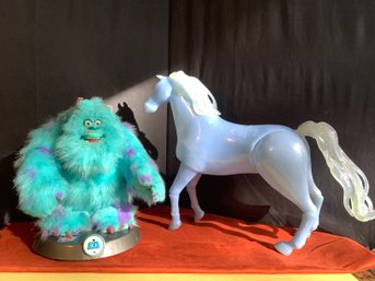 Disney Sully From Monsters Inc & Spirit Horse From Frozen