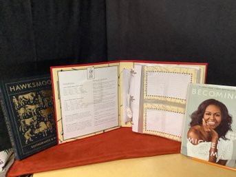 Recipe Holder, Cookbook & Becoming Michelle Obama Book