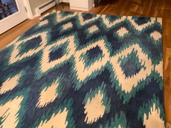 100 Percent Wool Rug -Professionally Cleaned