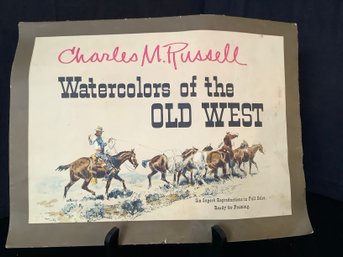 WATERCOLORS OF THE OLD WEST BY C.R. RUSSELL 1950S