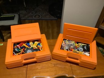 2 Storage Boxes Full Of K'NEX