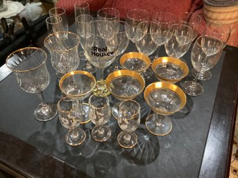 HOUSEWIVES OF COMMACK WINE GLASS & ASSORTED GLASSWARE- BIG LOT
