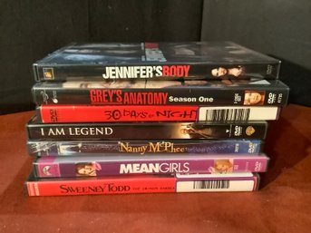 ASSORTED DVD GROUPING INCLUDING MEAN GIRLS, NANNY MCPHEE & MORE