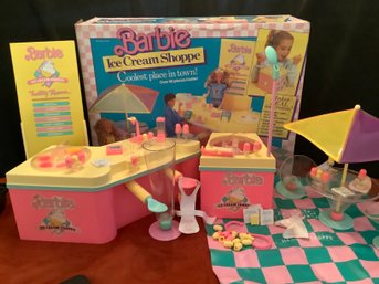 Vintage Barbie Ice Cream Shoppe In Box