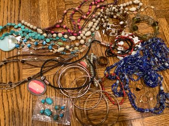 Mixed Lot Of Costume Jewerly-see Description