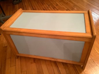 Wood Framed Toy Box