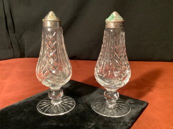 Waterford Crystal Salt And Pepper Shakers