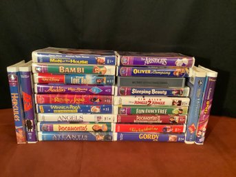 Disney Childrens VHS Tapes Collection #2
