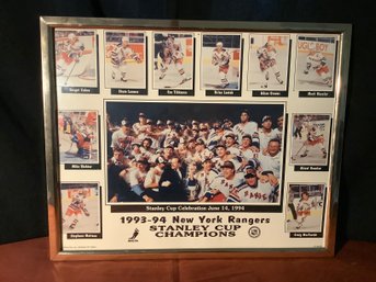 New York Rangers 1993-94 Poster