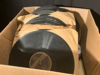 Whole Box Of Assorted 78's Old Time Records