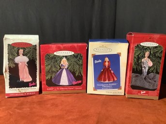 Barbie Ornaments By Hallmark Keepsake