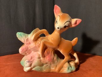Vintage Disney Bambi Planter-Hallmarked-Collectors Take A Look!