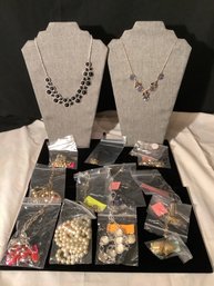 14 Liz Claibourne Necklaces And Earrings