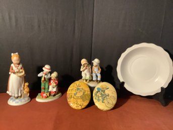 Vintage Holly Hobbie Collection  Including Porcelain Figurines