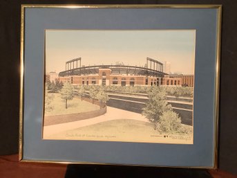 Signed & Numbered Camden Yards Print Limited Edition