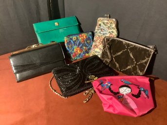 Ladies Lot Including Marc Jacobs Cosmetic Case, Assorted Wallets Etc.