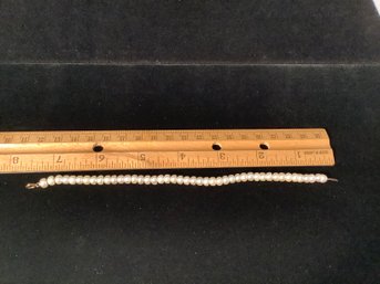 Pearl Bracelet With 10K Clasp