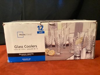New-Set Of 12 Matching Glasses In Box