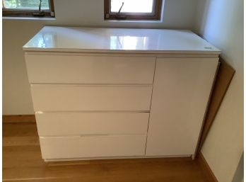 White Formica Dresser