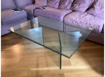 FULL GLASS COFFEE TABLE