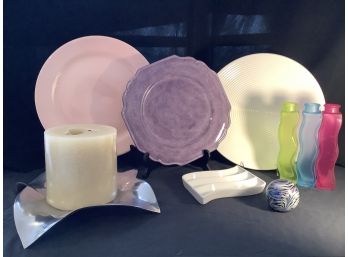 MCM Candleholder, Serving Platters And More