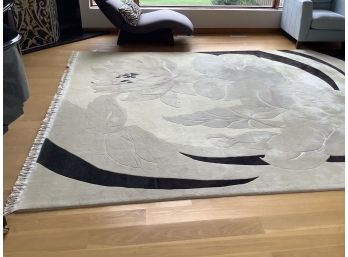 Large Wool Pile  Hand Knotted  Rug