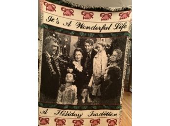 Its A Wonderful Life Blanket With Matching Game Based On America’s Best Loved Movie