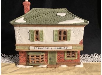 Dept 56-Christmas Village  Scrooge & Marley