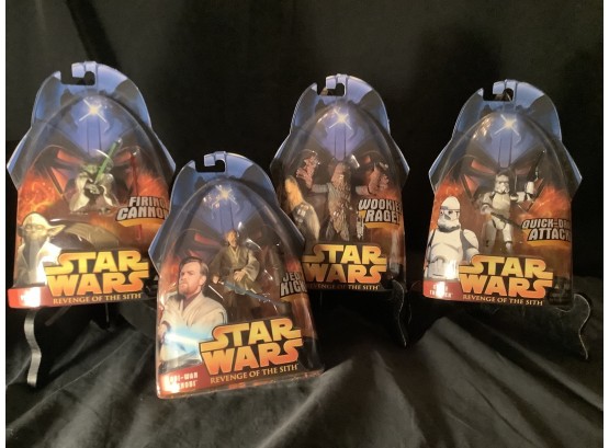 4 New Star Wars Revenge Of The Sith Figures