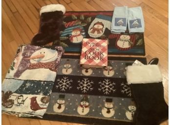 Holiday Blanket, Betty Crocker, Holiday Rugs, Christmas Stockings & More
