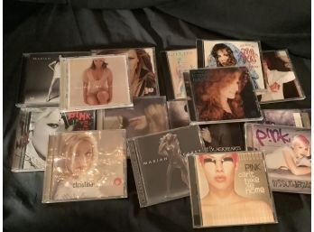 Grouping Of 15  Assorted LADIES OF ROCK & Roll CDs