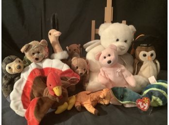 BEANIE BABY ASSORTMENT GROUP OF 11