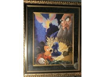 Disney Mickey And The Wizard Fantasia  Limited Edition Only 15 Made