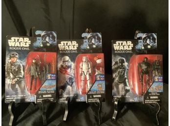 3 NEW Star Wars Rogue One Figurines