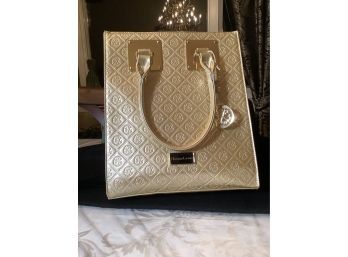 Beautiful Gold Toned Ladies Handbag