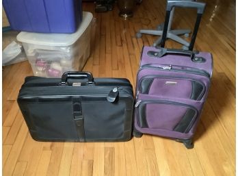 2 Carry-on Overhead Suit Cases