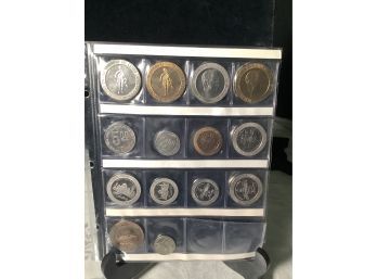 Collection Of Metal Casino Gaming Tokens #2