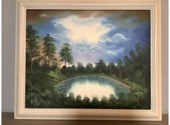 Framed Painting -The Lake View