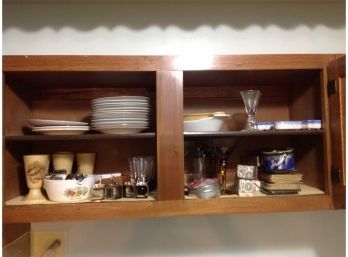 2 Shelves Plates, Napkin Holders, Glassware,Coaster