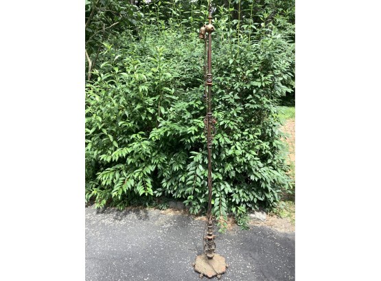 Antique Cast Iron Pole Lamp