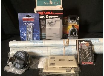 New Master Lock, Can Opener & More-See Description