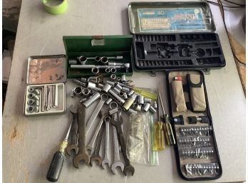Wrenches, Sockets, Screw Drivers And More