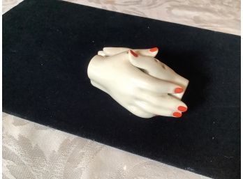 Vintage Hand Salt And Pepper Shakers