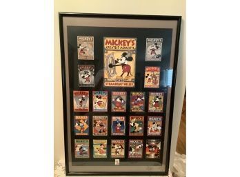 Disney Mickeys Greatest Moments Framed Poster 1928-1995
