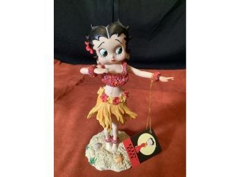 Hard To Find Hula Betty BOOP Bobble With Tag