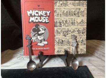 Disney Collector Spoons And Walt Disneys Mickey Mouse Book